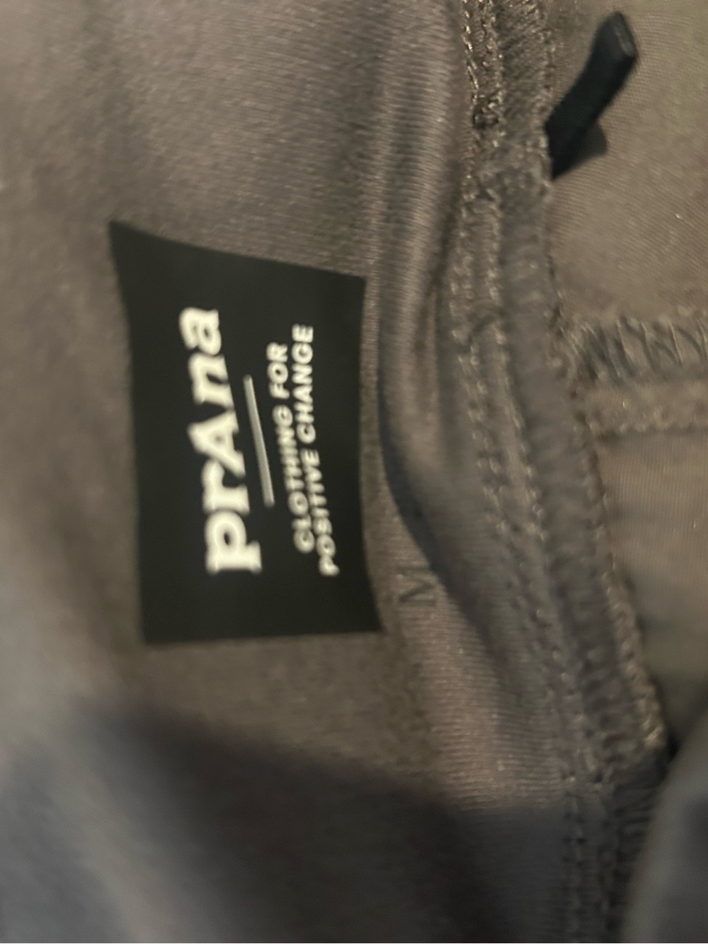 Prana Charcoal Gray Performance Leggings - Picture 3 of 3